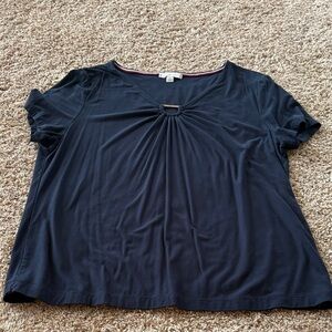 Tommy Hilfiger Dark Blue Short Sleeve Top